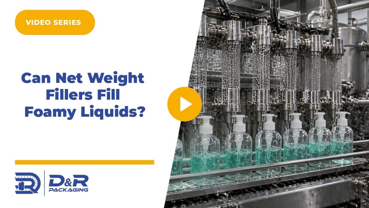 can net weight fillers fill foamy liquids