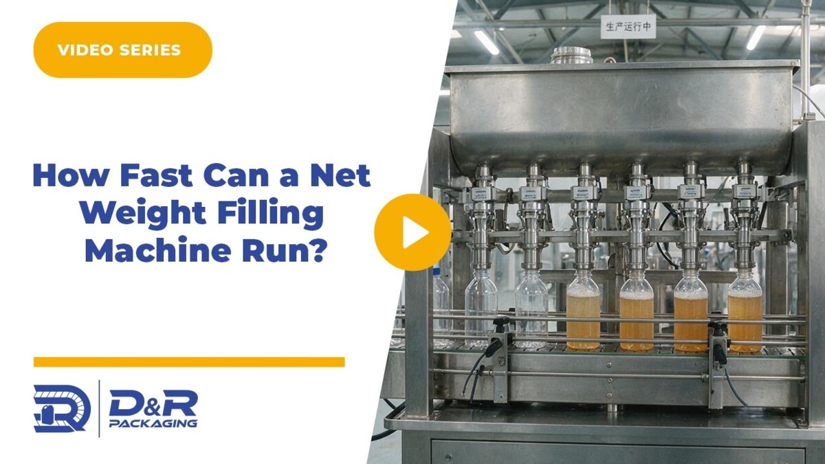 how fast a net weight filling machine can run